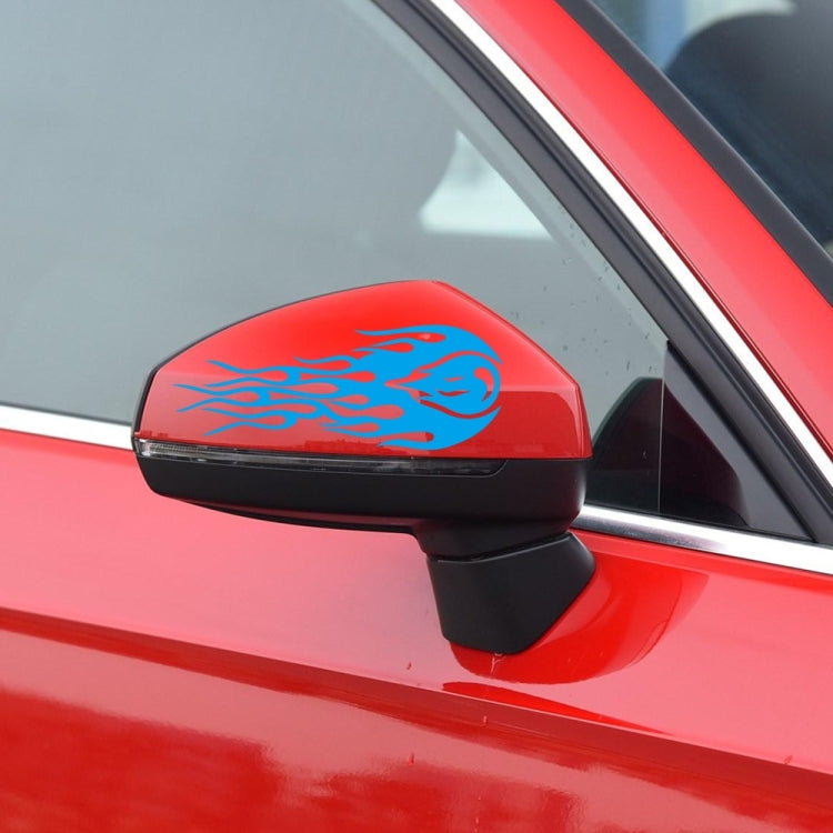 D-451 Car Modified Side Door Front Rear Bumpers Rearview Mirror Decorative Sticker(Blue) - In Car by buy2fix | Online Shopping UK | buy2fix