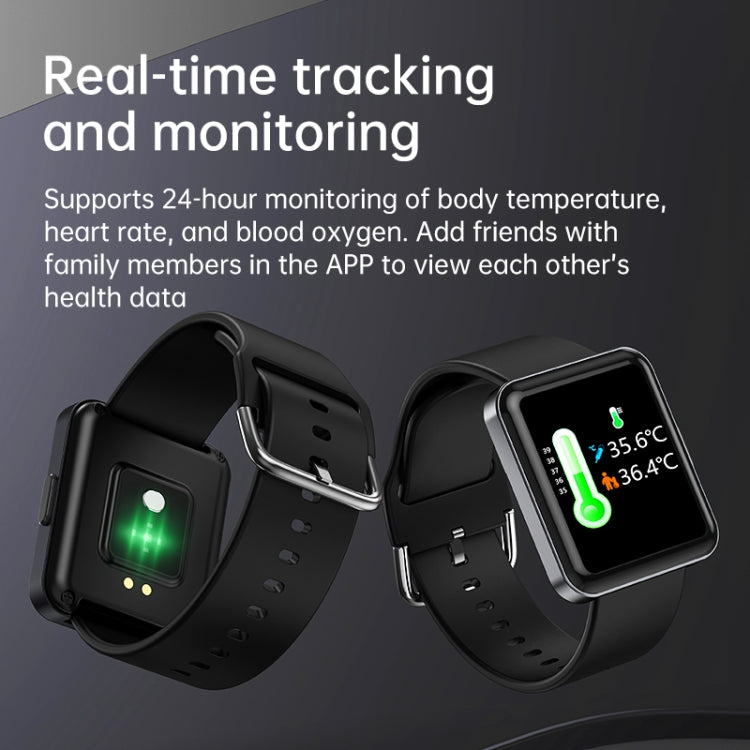 Q333 1.7 inch Screen Sports Bluetooth Smart Watch(Black) - Smart Wear by buy2fix | Online Shopping UK | buy2fix