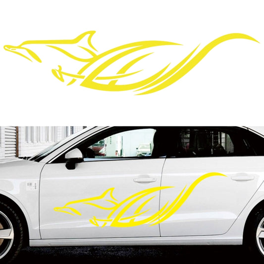 D-905 Animal Pattern Car Modified Decorative Sticker(Yellow) - In Car by buy2fix | Online Shopping UK | buy2fix