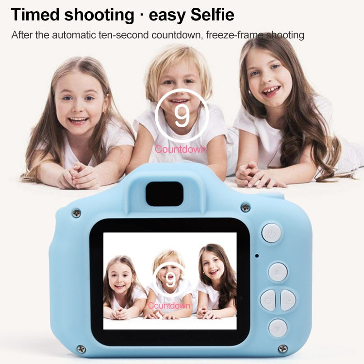 X2S 2.0 Inch LCD Screen Mini Children Camera Digital Camera, For:800W Single Camera+32G+Card Reader+Cartoon Sticker(Yellow) - Consumer Electronics by buy2fix | Online Shopping UK | buy2fix