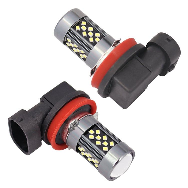 1 Pair H11 12V 7W Strobe Car LED Fog Light(Orange Light) - In Car by buy2fix | Online Shopping UK | buy2fix