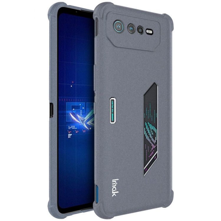 For Asus ROG Phone 6 IMAK All-inclusive Shockproof Airbag TPU Case (Matte Grey) - ASUS Cases by imak | Online Shopping UK | buy2fix