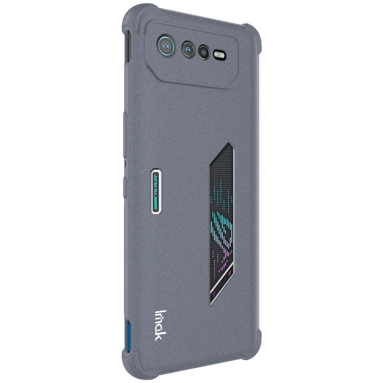 For Asus ROG Phone 6 IMAK All-inclusive Shockproof Airbag TPU Case (Matte Grey) - ASUS Cases by imak | Online Shopping UK | buy2fix