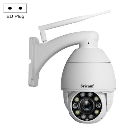 Sricam SP008C 5MP 10X Zoom IP66 Waterproof CCTV WiFi IP Camera Monitor, Plug Type:EU Plug(White) - Security by Sricam | Online Shopping UK | buy2fix