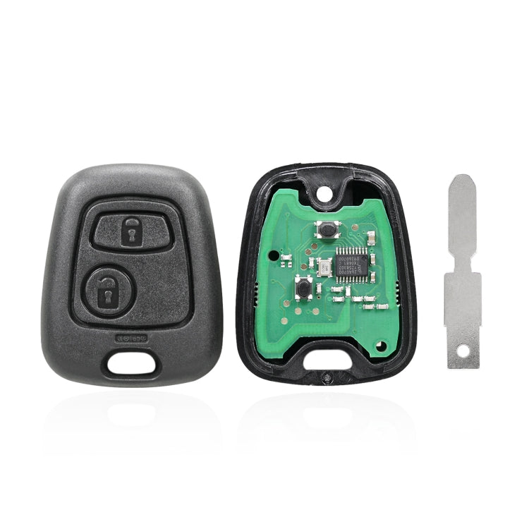 For Peugeot 206 433MHz 2 Buttons Intelligent Remote Control Car Key, Key Blank:NE78 - In Car by buy2fix | Online Shopping UK | buy2fix