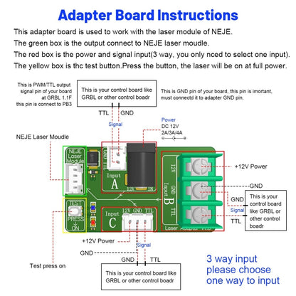 NEJE N25410 2.5W Laser Engraver Module Kits - DIY Engraving Machines by NEJE | Online Shopping UK | buy2fix