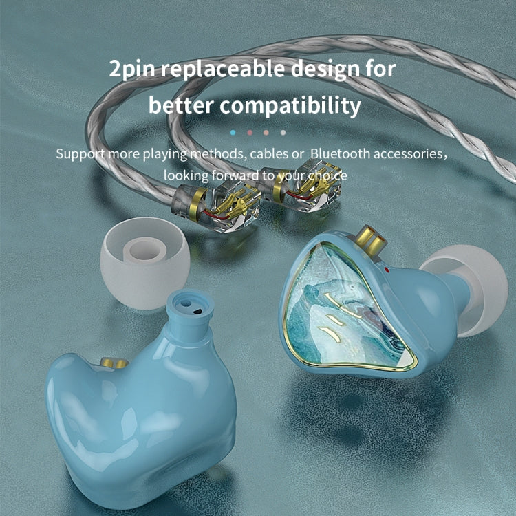CVJ Hybrid Technology HiFi Music Wired Earphone No Mic(Moon) - In Ear Wired Earphone by CVJ | Online Shopping UK | buy2fix