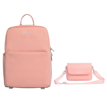 CADeN D75 Camera Backpacks Large Shockproof Cameras Lens Bags, Size:37 x 30 x 17cm(Pink) - Camera Accessories by CADeN | Online Shopping UK | buy2fix