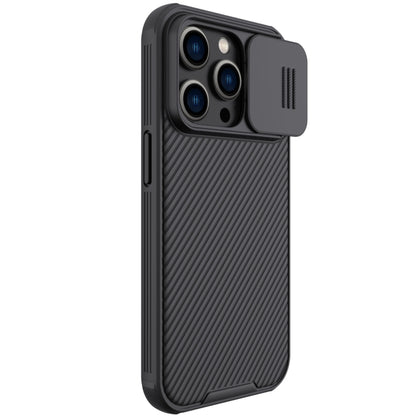 For iPhone 14 Pro NILLKIN CamShield Pro Protective Phone Case(Black) - iPhone 14 Pro Cases by NILLKIN | Online Shopping UK | buy2fix