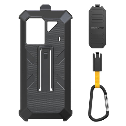 For Ulefone Power Armor 18T Ulefone Back Clip Phone Case with Carabiner (Black) - Ulefone Cases by Ulefone | Online Shopping UK | buy2fix