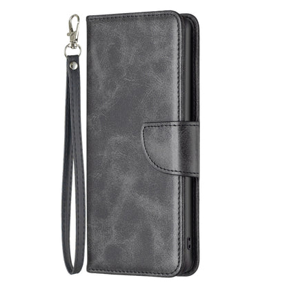 For Xiaomi Redmi A1 / A1+ Lambskin Texture Pure Color Flip Leather Phone Case(Black) - Xiaomi Cases by buy2fix | Online Shopping UK | buy2fix