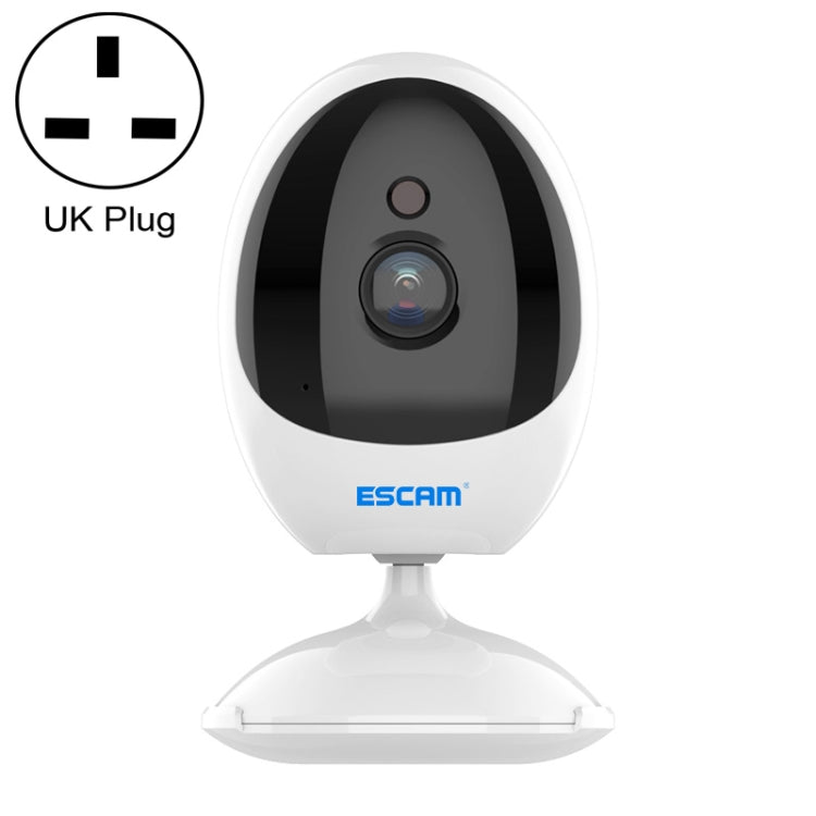 ESCAM QF006 3MP 1296P HD Indoor Wireless PTZ IP Camera IR Night Vision AI Humanoid Detection Home Security CCTV Monitor, Plug Type:UK Plug(White) - Mini Camera by ESCAM | Online Shopping UK | buy2fix