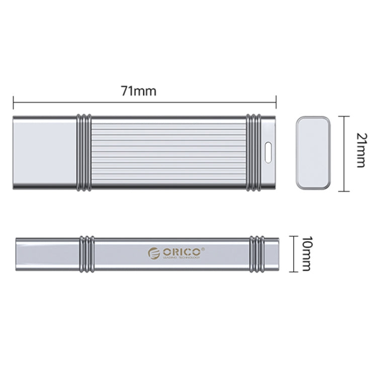 ORICO UFS Flash Drive, Read: 411MB/s, Write: 353MB/s, Memory:128GB, Port:USB-A(Silver) - USB Flash Drives by ORICO | Online Shopping UK | buy2fix