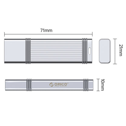 ORICO UFS Flash Drive, Read: 411MB/s, Write: 353MB/s, Memory:128GB, Port:USB-A(Silver) - USB Flash Drives by ORICO | Online Shopping UK | buy2fix