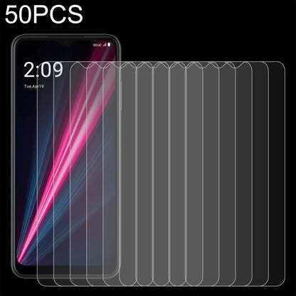 For T-Mobile T Phone Pro 5G 50pcs 0.26mm 9H 2.5D Tempered Glass Film - More Brand by buy2fix | Online Shopping UK | buy2fix