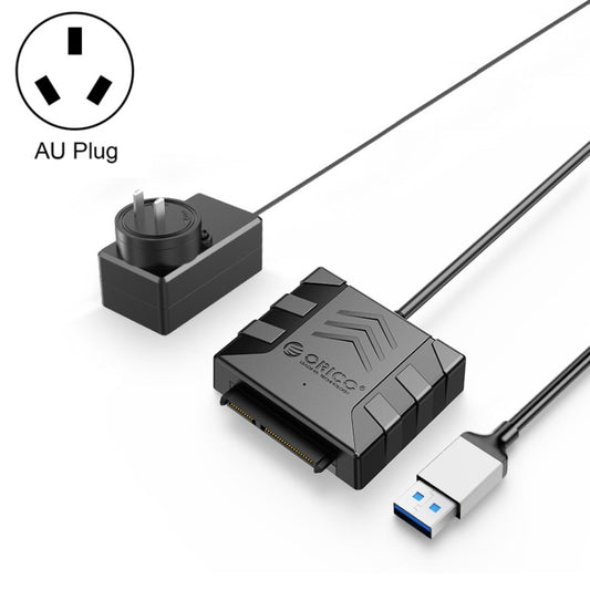 ORICO UTS1 USB 3.0 2.5-inch SATA HDD Adapter with 12V 2A Power Adapter, Cable Length:1m(AU Plug) - USB to IDE / SATA by ORICO | Online Shopping UK | buy2fix