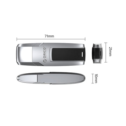 ORICO USB Flash Drive, Read: 100MB/s, Write: 50MB/s, Memory:256GB, Port:USB-A(Silver) - USB Flash Drives by ORICO | Online Shopping UK | buy2fix