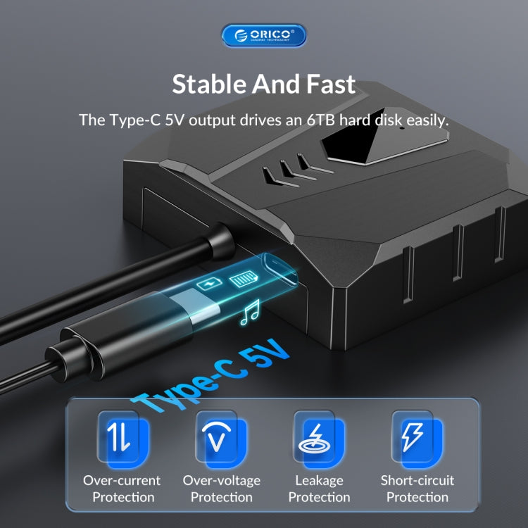 ORICO UTS2 USB 3.0 2.5-inch SATA HDD Adapter with Silicone Case, Cable Length:1m - USB to IDE / SATA by ORICO | Online Shopping UK | buy2fix