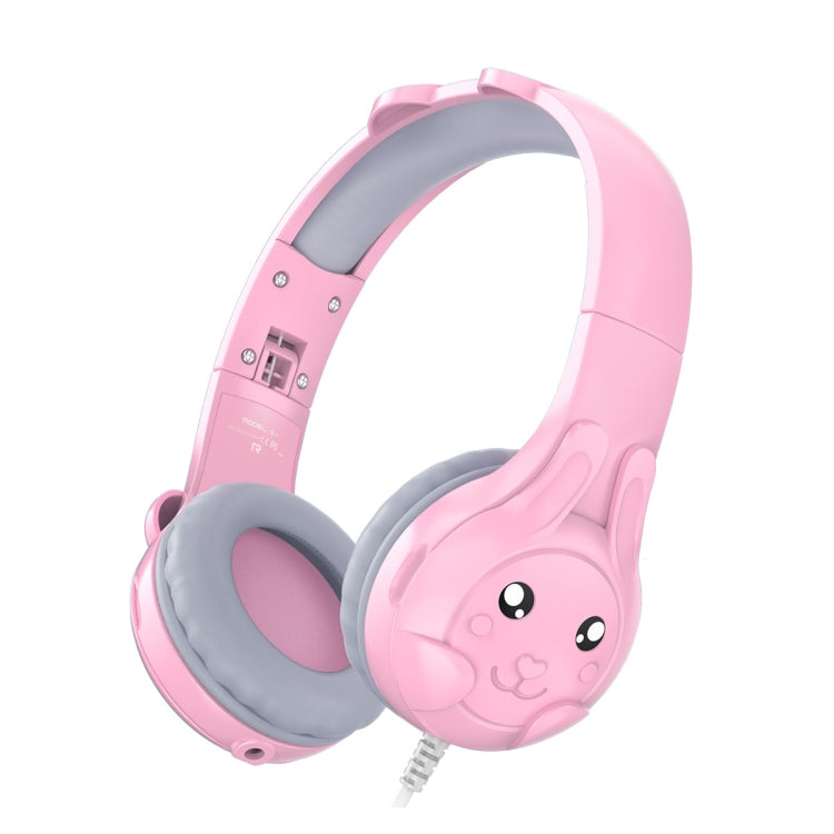 SoulBytes S31 Kids Wired Over-Ear Earphone with Microphone, Length: 1.5m(Pink) - Multimedia Headset by Soulbytes | Online Shopping UK | buy2fix