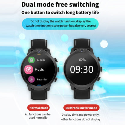 Rogbid Brave 2 1.45 inch TFT Screen Android 9.0 LTE 4G Smart Watch, Support Face Recognition(Grey) - Smart Watches by Rogbid | Online Shopping UK | buy2fix