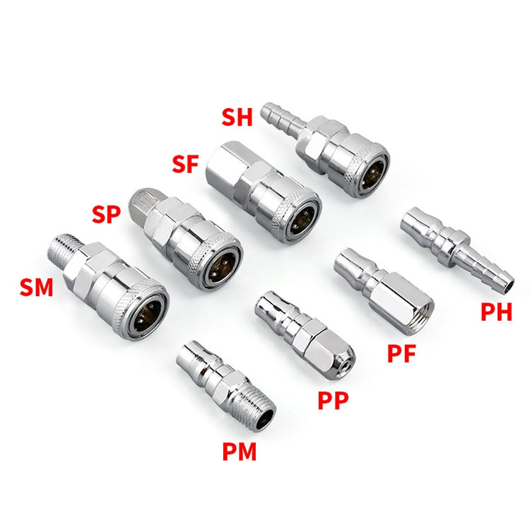 LAIZE SF-30 10pcs C-type Self-lock Air Tube Pneumatic Quick Fitting Connector -  by LAIZE | Online Shopping UK | buy2fix