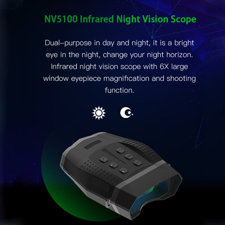 NV5100 Outdoor Hunting Digital Night Vision Binoculars - Binoculars by buy2fix | Online Shopping UK | buy2fix