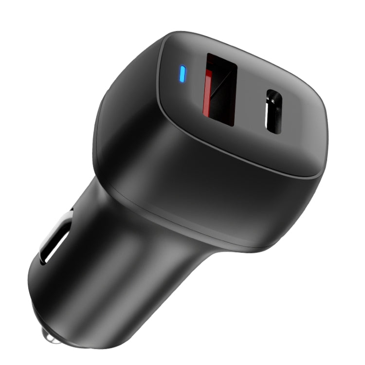 ACC-578 33W USB-C/Type-C+USB Fast Charge Car Charger(White) - In Car by buy2fix | Online Shopping UK | buy2fix