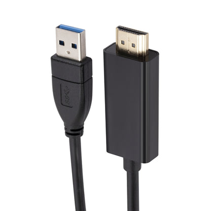 USB3.0 to HDMI Conversion Cable, Length 1.8m(Black) - Cable by buy2fix | Online Shopping UK | buy2fix