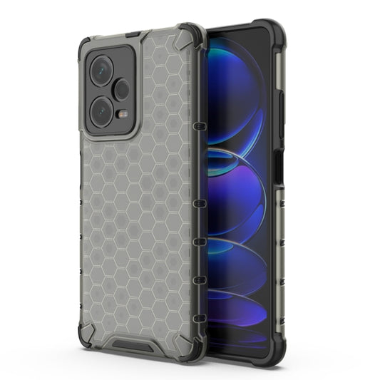 For Xiaomi Redmi Note 12 Pro+ China / Global Shockproof Honeycomb PC + TPU Phone Case(Black) - Note 12 Pro+ Cases by buy2fix | Online Shopping UK | buy2fix