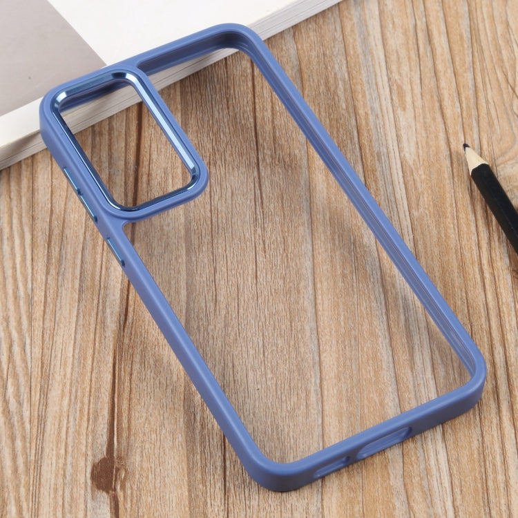 For Samsung Galaxy S23+ 5G Clear Acrylic Soft TPU Phone Case(Sierra Blue) - Galaxy S23+ 5G Cases by buy2fix | Online Shopping UK | buy2fix