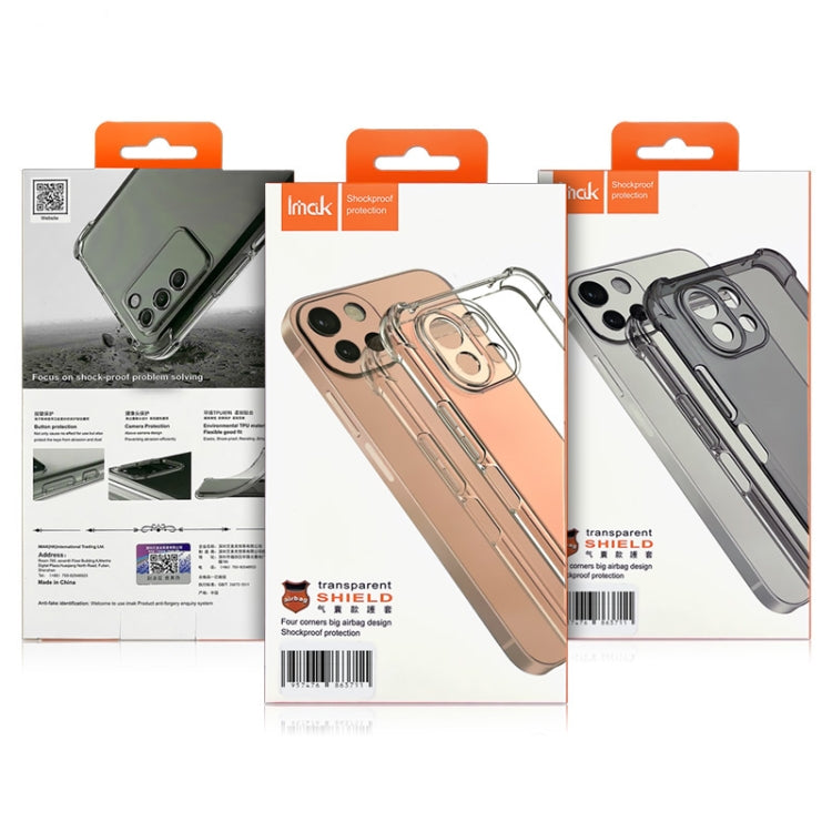 For Xiaomi Redmi K60 5G / K60 Pro 5G / Poco F5 Pro 5G imak Shockproof Airbag TPU Phone Case(Transparent) - Redmi K60 Cases by buy2fix | Online Shopping UK | buy2fix