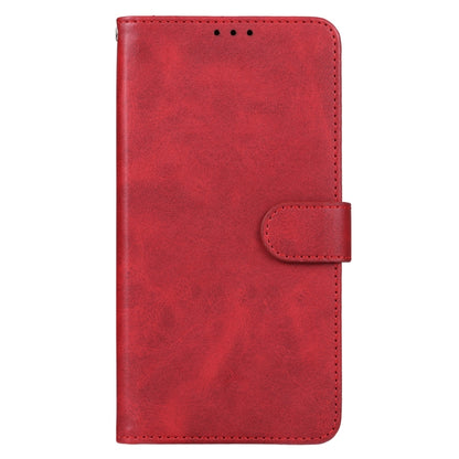 For Motorola Moto E13 Leather Phone Case(Red) - Motorola Cases by buy2fix | Online Shopping UK | buy2fix