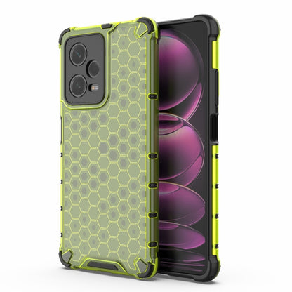 For Xiaomi Poco X5 Pro Shockproof Honeycomb PC + TPU Phone Case(Green) - Xiaomi Cases by buy2fix | Online Shopping UK | buy2fix