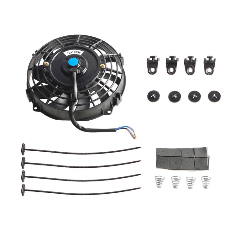 7 inch 12V 80W Car Powerful Transmission Oil Cooling Fan with Mounting Accessorie - In Car by buy2fix | Online Shopping UK | buy2fix