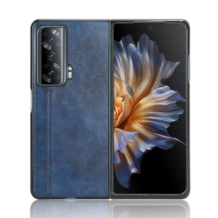 For Honor Magic Vs Sewing Cow Pattern Skin PC + PU + TPU Phone Case(Blue) - Honor Cases by buy2fix | Online Shopping UK | buy2fix