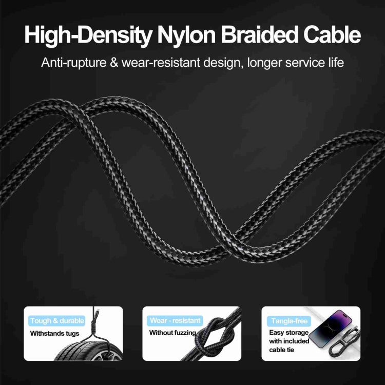 JOYROOM S-UL012A10 Extraordinary Series 2.4A USB-A to 8 Pin Fast Charging Data Cable, Cable Length:1.2m(White) - Normal Style Cable by JOYROOM | Online Shopping UK | buy2fix