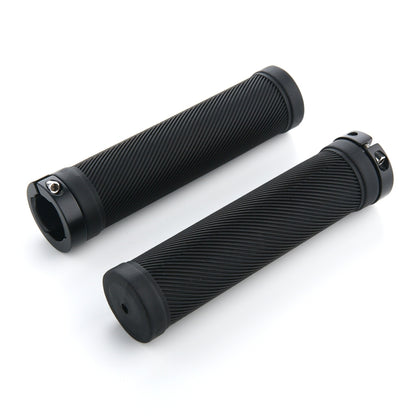 AG40 1 Pair 22mm Caliber Bicycle Grips(Black) -  by buy2fix | Online Shopping UK | buy2fix