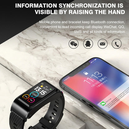 H21 1.14 inch Silicon Band Earphone Detachable Smart Watch Support Temperature Measurement / Bluetooth Call / Voice Control(Red) - Smart Wear by buy2fix | Online Shopping UK | buy2fix