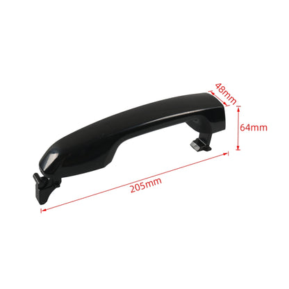 A7568-01 For Toyota Prado Car Left Front Outside Handle with Hole 69211-60090 - In Car by buy2fix | Online Shopping UK | buy2fix