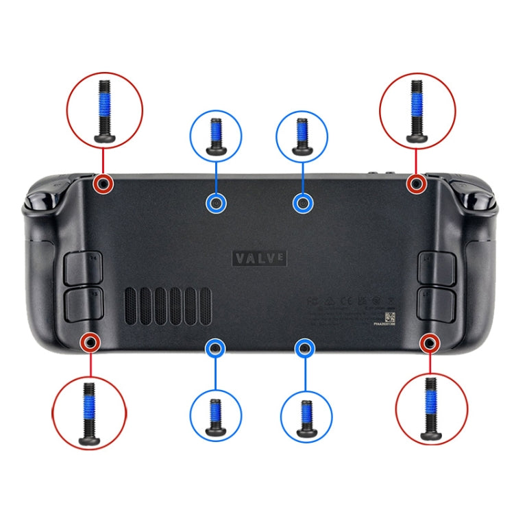 16 in 1 Steam Deck Back Cover Screw Set - Repair & Spare Parts by buy2fix | Online Shopping UK | buy2fix