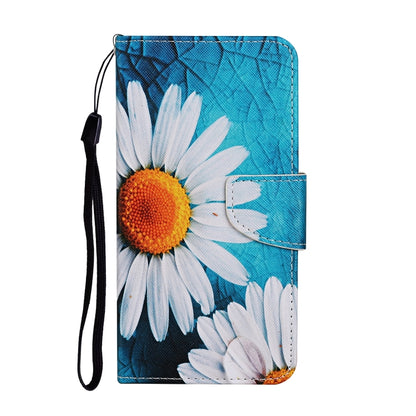 For Xiaomi Redmi 12C Colored Drawing Pattern Flip Leather Phone Case(Chrysanthemum) - Xiaomi Cases by buy2fix | Online Shopping UK | buy2fix