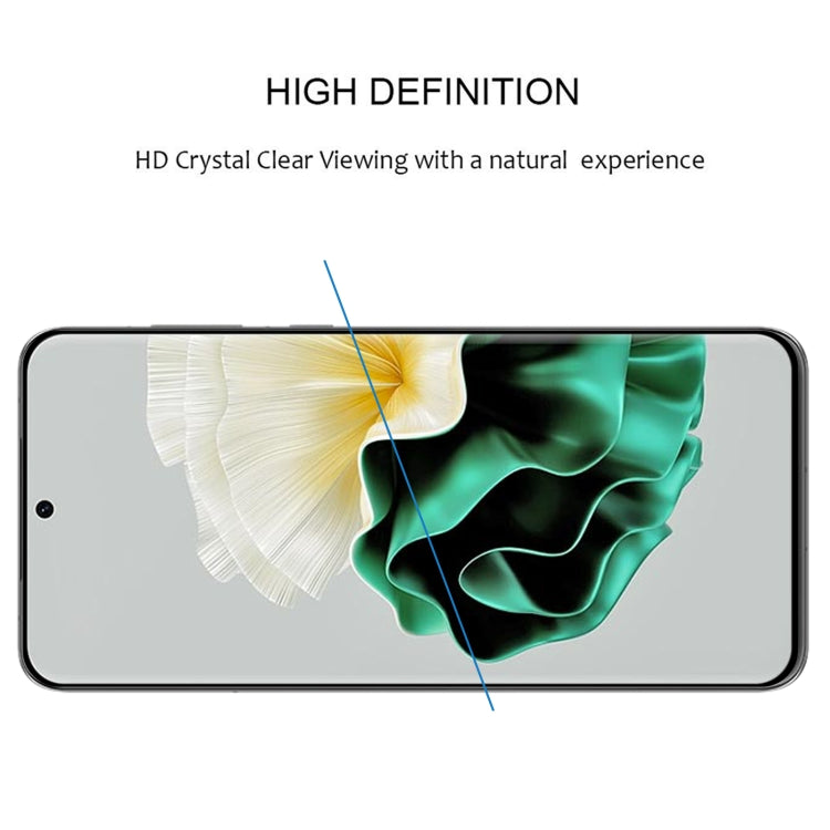 For Huawei P60 / P60 Pro / P60 Art Edge Glue 3D Curved Edge Full Screen Tempered Glass Film - Huawei Tempered Glass by buy2fix | Online Shopping UK | buy2fix