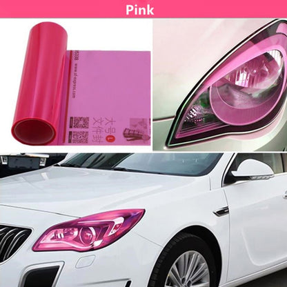 2pcs Car Headlight Protective Film Tail Light Film Motorcycle Fog Light Film, Size:30 x 100cm(Purple) - In Car by buy2fix | Online Shopping UK | buy2fix