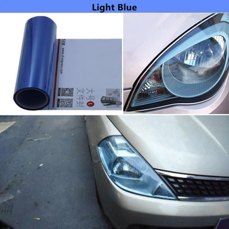 2pcs Car Headlight Protective Film Tail Light Film Motorcycle Fog Light Film, Size:30 x 100cm(Matte Black) - In Car by buy2fix | Online Shopping UK | buy2fix