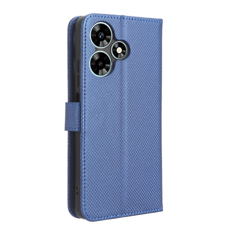 For Infinix Hot 30i / 30i NFC Diamond Texture Leather Phone Case(Blue) - Infinix Cases by buy2fix | Online Shopping UK | buy2fix