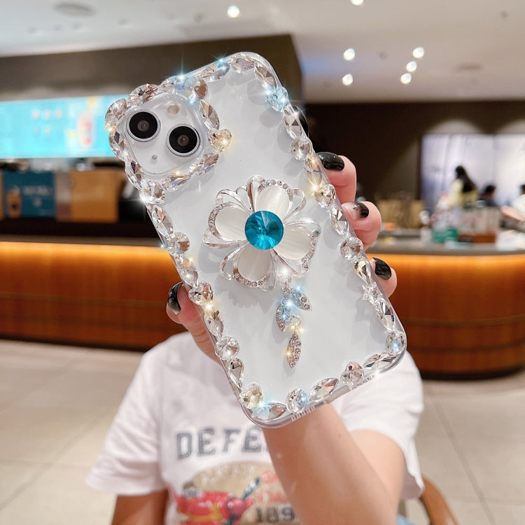 For iPhone 11 Pro Max Sunflower Diamond Phone Case(Transparent) - iPhone 11 Pro Max Cases by buy2fix | Online Shopping UK | buy2fix