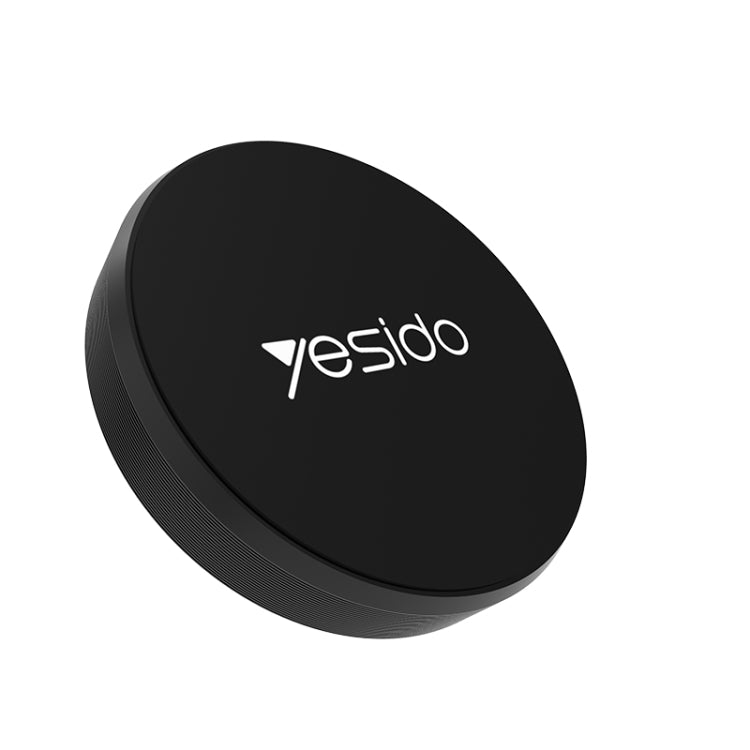 Yesido C38 Car Round Plate Magnetic Phone Holder(Black) -  by Yesido | Online Shopping UK | buy2fix