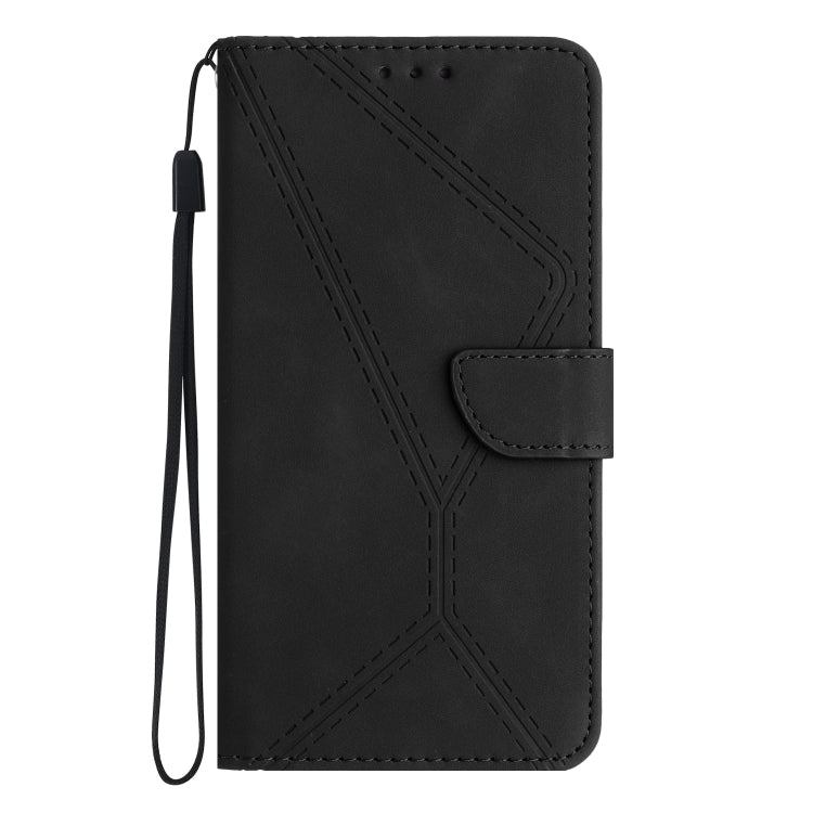 For Sony Xperia 5 III Stitching Embossed Leather Phone Case(Black) - Sony Cases by buy2fix | Online Shopping UK | buy2fix