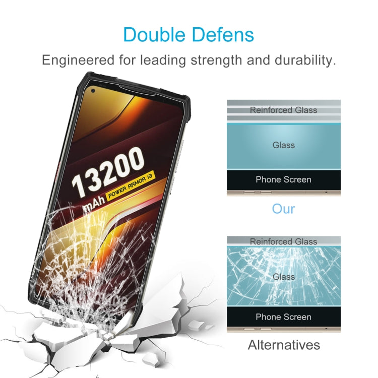 For Ulefone Armor X13 50pcs 0.26mm 9H 2.5D Tempered Glass Film - Ulefone Tempered Glass by buy2fix | Online Shopping UK | buy2fix