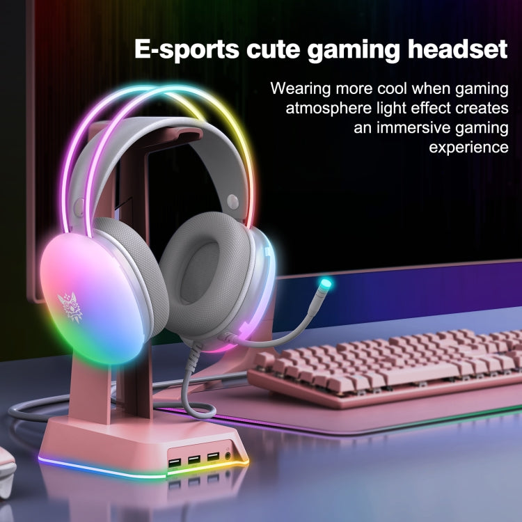 X25 RGB Wired Gaming Headset(Grey) - Multimedia Headset by buy2fix | Online Shopping UK | buy2fix